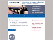 Tablet Screenshot of greatneckimaging.com